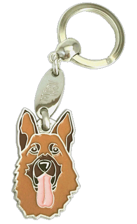 PASTORE TEDESCO - Medagliette per cani, medagliette per cani incise, medaglietta, incese medagliette per cani online, personalizzate medagliette, medaglietta, portachiavi